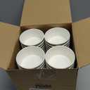 Maxdot 60pcs 3oz Dessert Cups, Disposable Ice Cream Cups, Paper Frozen Yogurt Bowls, for Hot and Cold Foods, Suitable for Gelato or Mousse (Sage Green)