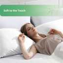 Body Pillowcase, Cooling Viscose from Bamboo Pillow Cover with Zipper Closure, Soft Moisture-Wicking for Hot Sleepers, Hair and Skin-Friendly, White, 1 Pack