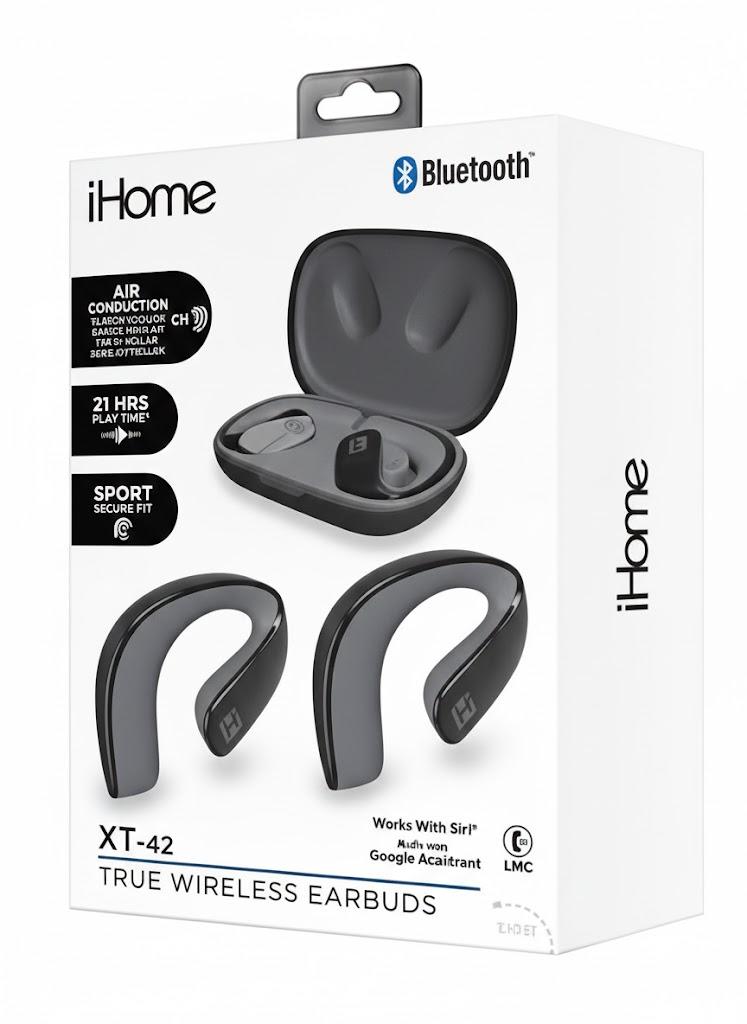 Bytech iHome XT-42 True Wireless Bluetooth In-Ear Earbuds HMAUBE238