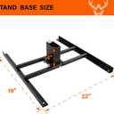 Highwild 2x4 Target Stand Base for AR500 Steel Shooting Targets - Double T-Shaped Base for Shooting Range Outdoor
