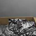 Bedding_Dreamer Satin Comforter Set with Sheet Set King Silk Like Grey Bed in a Bag 8 Pcs Luxury Silky Bedding with 1 Cushion Cover Soft & Smooth