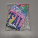 IZYJOY Football Shirt for Women Tie Dye Football Team Fans T-Shirt Vintage Game Day Tee Sports Short Sleeve Top (Small, Pink Yellow-100)