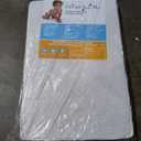 Dream On Me, 3 Inch Foam Pack and Play Mattress, White, White/Brown, 25C-GR (SR) 37.5*25.5 in