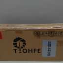 TaoHFE Blue Bathroom Over The Toilet Storage Cabinet,Wall Medicine Cabinet Organizer with 2 Door Adjustable Shelves,Wooden Modern Bathroom Shelves Wall Mounted Laundry Room