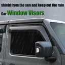 Window Visors Rain Guards Shield 2013-2018 N-issan Altima Wind Vent Visors
