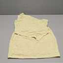 WDIRARA Women's Summer 2 Piece Sets Asymmetrical One Shoulder Going Out Tank Top Bodycon Mini Skirt Sexy Party Club Outfits, S