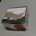 HULISEN Stainless Steel Burger Press, 6.2 inch Round Burger Smasher, Professional Griddle Accessories Kit, Grill Press Perfect for Flat Top Griddle Grill Cooking