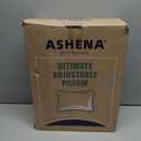 Ashena Adjustable Bed Pillows Queen Size Set of 2 - Cooling Bamboo Cover, Custom Loft Pillow for Sleeping - Bedding for Back, Stomach or Side Sleepers