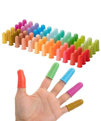 Mr. Pen- Hot Glue Gun Finger Protectors, 72 pcs, Assorted Colors Silicone Finger Protectors, Bulk Rubber Fingers Tips, Rubber Finger Covers, Rubber Finger Tips Protector, Finger Grip