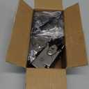 4 Pack Folding Brackets, Self-Lock Hinge with Screws for Folding Table Legs, Lock Extension Support Bracket Bed Legs, Black