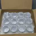 Ceramic Coffee Mug,White Tea Mug,Classic Drinking Cups with Handle,11 OZ Cups Set of 12, for Hot or Cold Drinks like Cocoa, Milk, Tea or Water(Labels)