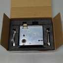 Old Mortise Lock Replacement Parts - Vintage Style Indoor Mortise Lock Assembly Kit with Antique Skeleton Keys and Reversible Latch Bolt, Oil Rubbed Bronze Plated Finish