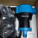 Automatic Swimming Pool Cover Pump, 1/2HP Submersible Water Pump with Check Valve Adapter & 33FT Power Cord, 3200GPH Water Removal Cover Pump for Pool, Hot Tubs, Rooftops and Water Beds