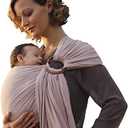 Nalakai Ring Sling Baby Carrier, Soft Linen Baby Sling, Baby Wrap, Comfort, Style, and Giving Back - Carry Your Little One with Love