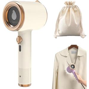 Portable Mini Ironing Machine, Handheld Mini Ironing Machine Travel and Handheld, Portable Mini Steam Iron, Portable Iron Steamer for Clothes, Mini Handheld Garment Steamer (White)