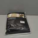 LEMOMO Blackout Curtains 52 x 84 inches Long Black Curtains Set of 2 Panels Thermal Insulated Room Darkening Curtains for Bedroom