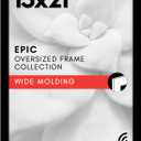 Americanflat 15x21 Picture Frame with Polished Plexiglass - Black Picture Frame - Wide Photo Frames Made of Engineered Wood for Vertical or Horizontal Wall Display - Epic Collection - Black