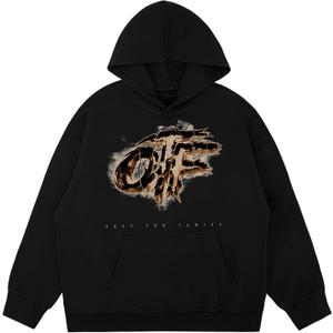 unisex-adult Carved Otf Hoodie (Medium, Black)