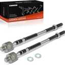 A-Premium 2 x Front Inner Tie Rod Ends, Compatible with Subaru Forester 2019-2023, WRX 2023