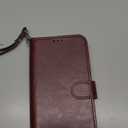 Bocasal for iPhone 17 Pro Max Wallet Case Compatible with MagSafe Wireless Charging, RFID Blocking Magnetic Leather Case with Card Slots Holder Kickstand Detachable Wrist Strap 6.9 Inch (Brown)