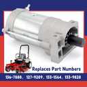 136-7880 Starter Motor for 2P77F Engines Replacement for Toro Exmark Timecutter Titan HD Z Master Quest Radius E-Series S-Series Lawn Mowers Parts Replaces 127-9209 133-1564 133-9828