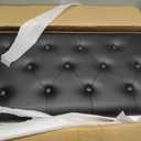 Piano Bench with Padded Cushion and Music Book Storage Compartment, Duet Wooden Seat, 13.7 x 29.5 x 20 inches, Load 440lb Black