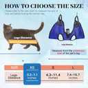 PatiencET Dog Grooming Hammock, Pet Grooming Hammock for Cats & Dogs, Dog Holder for Nail Trimming, Cat Sling for Nail Trimming with Nail Clippers/Trimmer, Nail File, Pet Comb(XS)