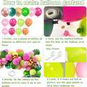 Tropical Luau Balloons Arch Garland Kit Luau Party Decorations with Palm Leaves Flamingo Palm Tree Aloha Foil Balloon Coconut Balloons Set for Tropical Hawaiian Flamingo Party (Aloha-A)