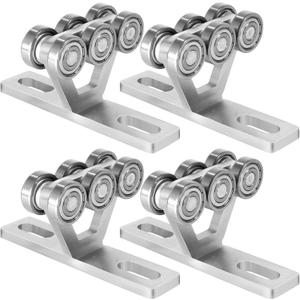 6 Wheel Trolley Assembly Electric Hoist Easy Installation Roller Trolley Silent for use with 1-5/8" Wide and All 1-5/8" or Taller Strut Channel (design4)