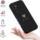 for Samsung Galaxy S24 Case, Design Pattern Slim Stylish Drop Proof Protective for Galaxy S24 Phone Cover 6.2 inch, Love Black