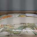 Tommy Bahama - Queen Comforter Set, Reversible Cotton Bedding with Matching Shams & Bonus Throw Pillows, Super Soft Bedding Set (Birds of Paradise Off-White, Queen)