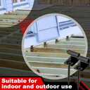 Dunzy 80 Pack 304 Stainless Steel Start Clips Universal Decking Clip with Decking Screws for Composite Deck Boards, Hidden Fasteners
