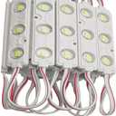 LED Module, TUINEWBY LED Module light 6000k White 20pcs 10 Ft 5630 SMD 150LM Per LED Module IP65 Waterproof Decorative Light for Letter Sign Advertising Signs with Tape Adhesive Backside (white light)