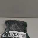 Womens High Waisted Bikini Sets Sporty Crop Top Color Block Swimwear Bandeau Scoop Neck Vintage Two Piece Bathing Suits (XX-Large, Black Mesh)