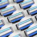 Razor 3 for Men - Replaceable Cartridges for Manual Shaving Razor - 3-Blade Technology Refills - Fits Gillette Mach3 - Soft Shave Sharp Blades - Cost-effective Refill (20 refills)