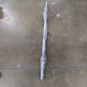 Amazon Basics 5ft Straight Barbell Bar with Star Locks, 1" Diameter