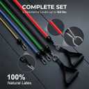 VEICK Resistance Bands, Exercise Bands, Workout Bands, Resistance Bands for Working Out with Handles for Men and Women, Exercising Bands for Fitness, Weights Work Out at Home