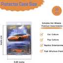 20Pack Protector Cases Compatible for Hot-Wheels Premium Model Display Storage Case, Clear Plastic Protector Showcase Organizer Inside 6.5 x 5.25 Inch