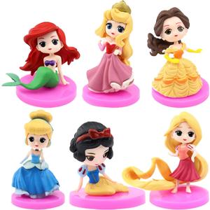 Cake Topper for Disney Princess, for Princess Birthday Party Decoration Supplies, Kids Birthday Party Cake Decoration