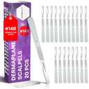 MyMed Disposable 14R Dermaplaning Razors - Pack of 20 Dermaplane Razor for Women Face, Dermaplane Scalpels Dermaplaning Tool for Face
