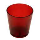 G.E.T. 6608-1-R-EC Heavy-Duty Plastic Restaurant Tumblers, 8 Ounce, Red (Set of 4)