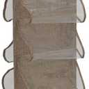 Household Essentials 20-Pocket Closet Shoe File, Beige