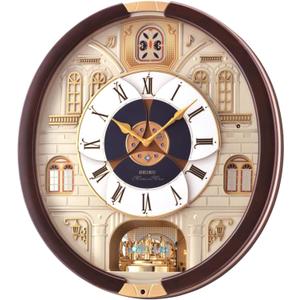 Seiko Melodies in Motion Wall Clock, Castle Windows