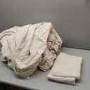 Bedsure Cotton Duvet Cover King Size - Waffle Weave Boho Rhombus Textured Duvet Cover, Soft and Breathable Rhombus Jacquard Bedding Set for All Seasons (Beige, King, 104"x90")