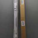 LazBlinds No Drill Cordless Zebra Blinds for Indoor Windows, Dual Layer Light Control Roller Shades for Day and Night, Light Filtering Sheer Shades for Home, 35" W x 72" H, Stone Grey