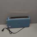 bella 2 Slice Slim Toaster, Fits-anywhere Kitchenware, 6 Setting Shade Control with Reheat & Cancel Buttons, Fits Sourdough, 10 Long Slot, Anti Jam & Auto Shutoff, 900 Watt, Surf