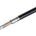 rOtring 600 3-in-1 Multicolor Pen and Mechanical Pencil, Switches Between 2 Ballpoint Pen Fine Point Tips (Black and Red Ink) and 1 Mechanical Pencil Tip (0.5mm Lead), Silver Barrel