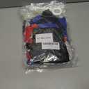 4 x Red Blue Black Balloon Arch Kit, Blue and Red Balloon Arch Kit, Blue Black Balloons Garland with 22 Inch Star Foil Balloons for Men Boys Birthday Baby Shower Graduation Party Decorations