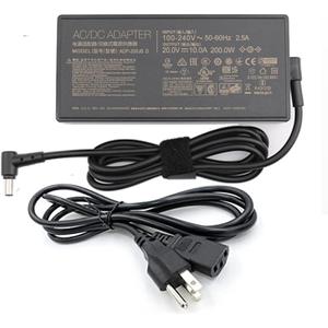 20V 10A 200W AC Adapter Charger ADP-200JB D Compatible with ASUS ROG Zephyrus G15 GA503 GA503QM GA503QS GA503QR Gaming Laptop 6.0 * 3.7
