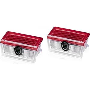 2pc Car Door LED Logo Projector Lights, Welcome Shadow Lamp, Automotive Step Light Compatible with 2014-2020 C W205 A W176 B E W212 W213 ML W166 GLA GLB GLC GLE GLS. (W205)